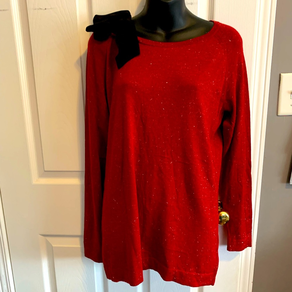 Laura Plus Sweater Red Size X
